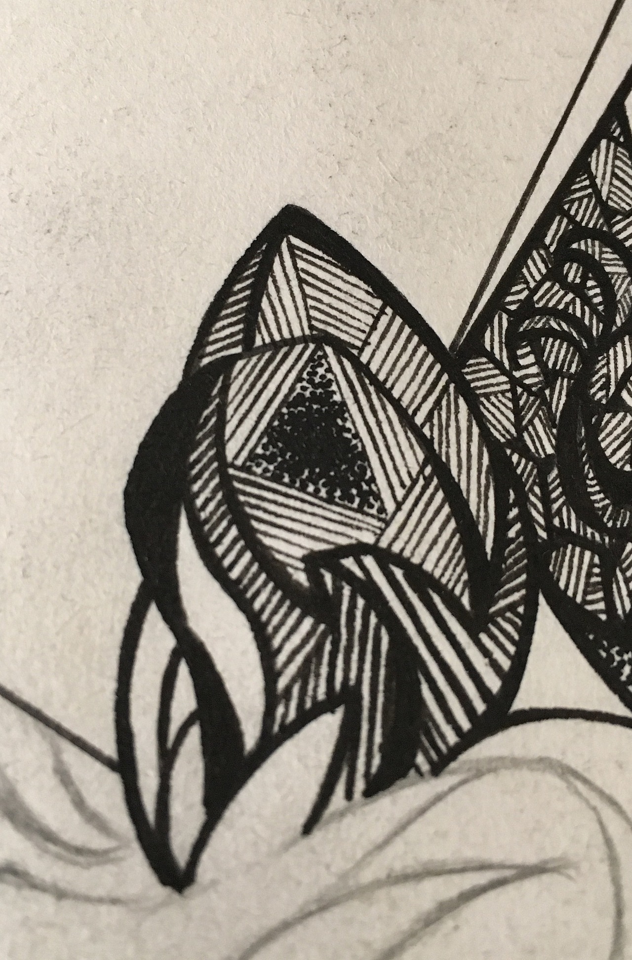 每条线都是用手一条条慢慢磨出来的啊……想哭(家里没有直尺!55555)