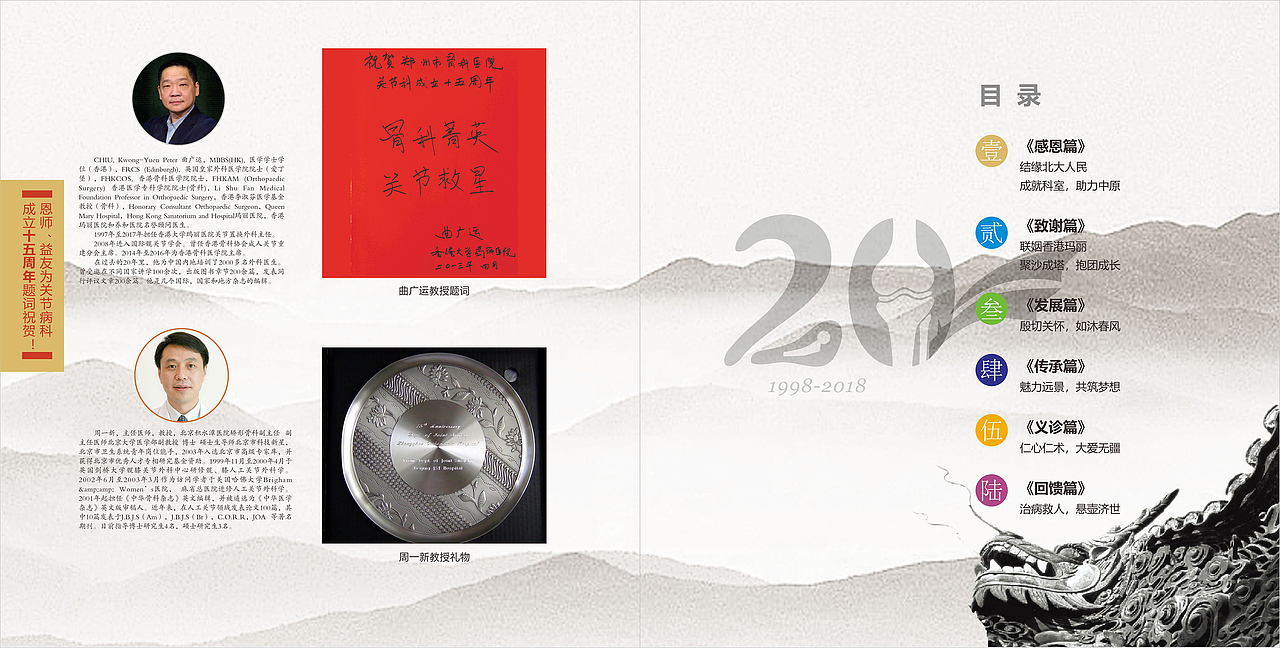 郑州市骨科医院关节病科20周年纪念画册（图ZMTYwNTIxOTcy） - 书籍/画册 - 站酷设计师可爱人原创素材 - 站酷ZCOOL