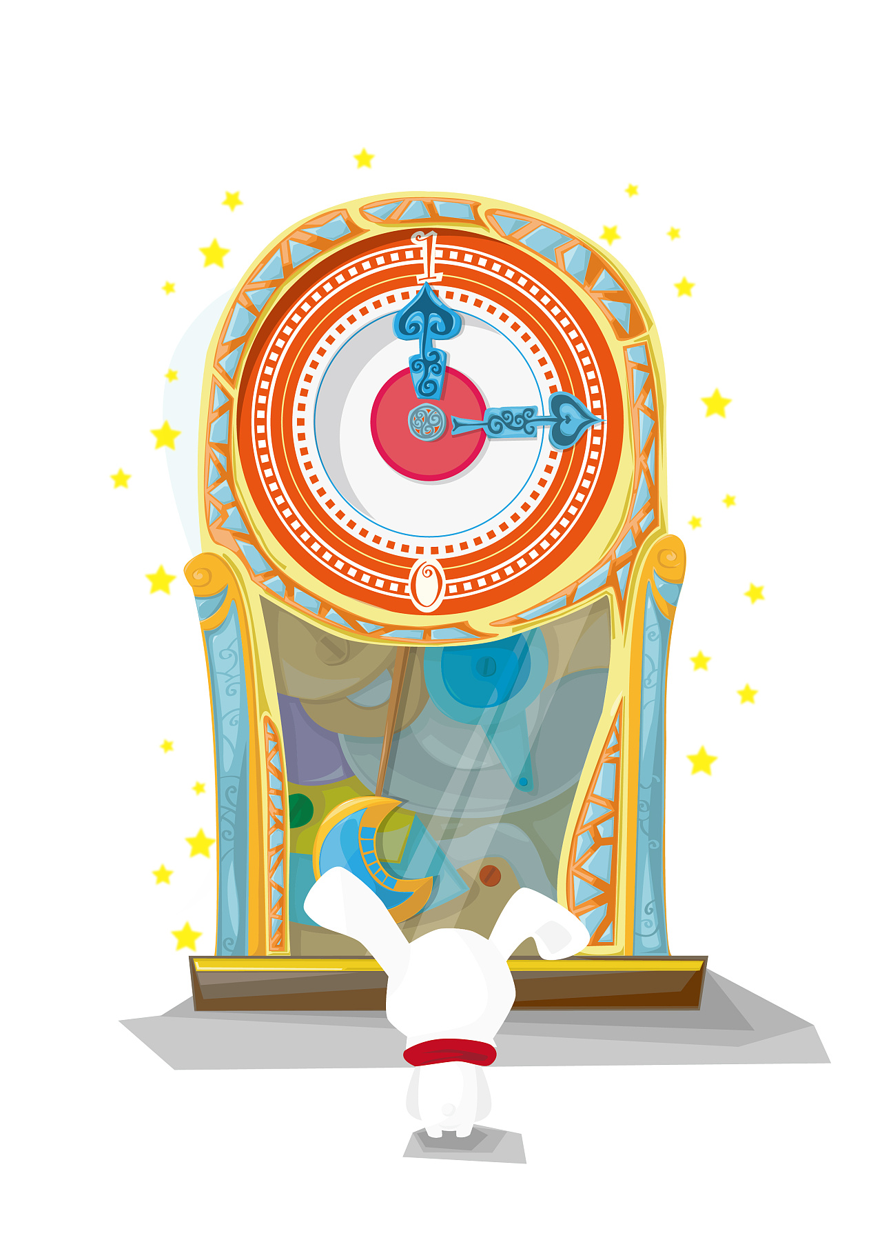 时钟|插画|创作习作|柳君 - 原创作品 - 站酷 (zcool)