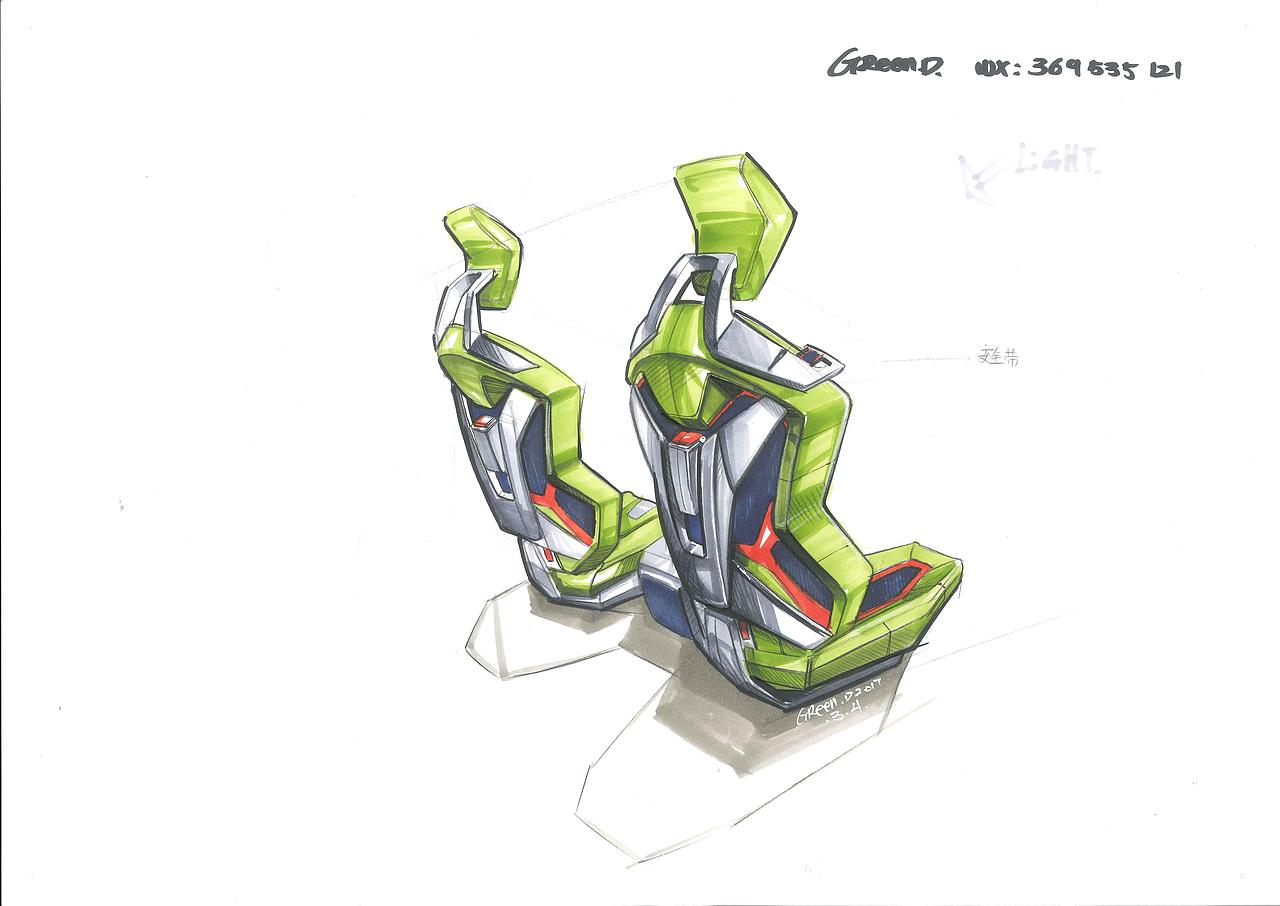工业设计手绘汽车系列（图ZOTc4OTkyOTI=） - 其他工业/产品 - 站酷设计师享耳睿GReen原创素材 - 站酷ZCOOL
