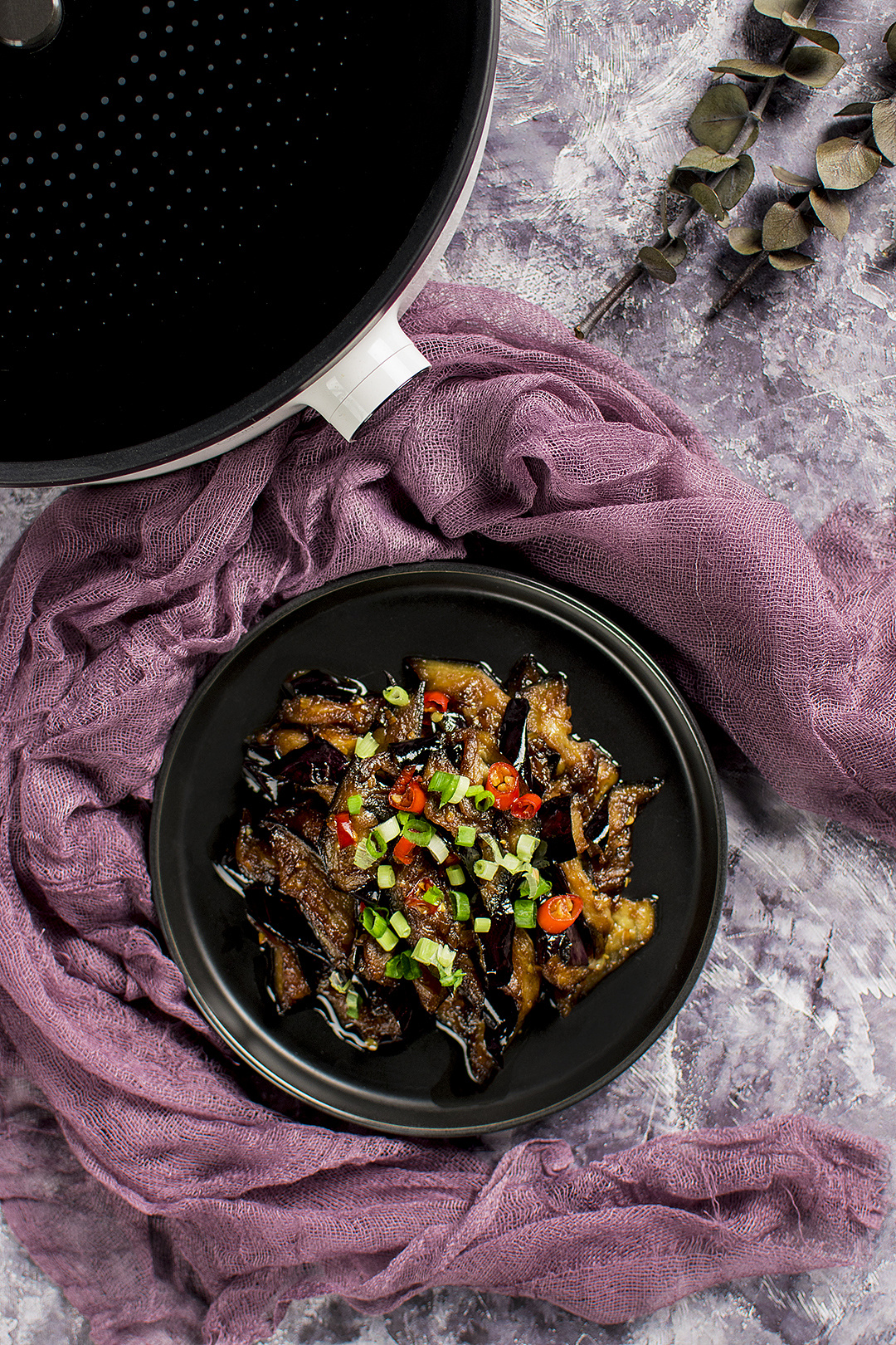 糖醋茄子|摄影|产品摄影|小鹏爱做饭 - 原创作品 - 站酷 (zcool)