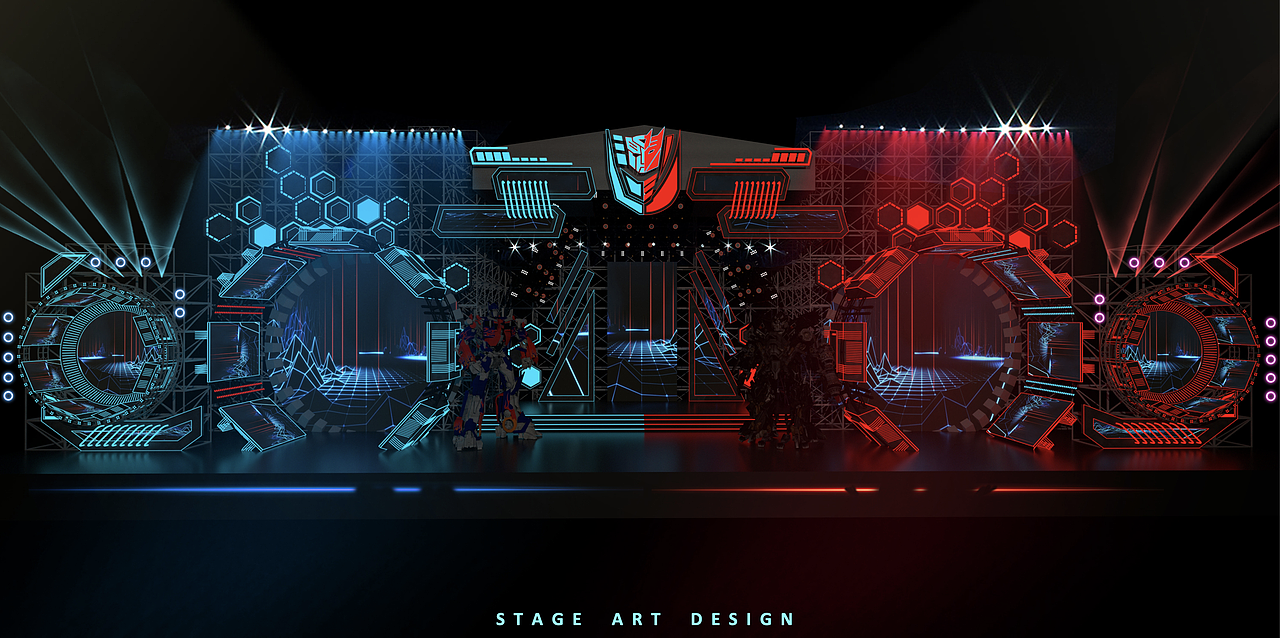 《变形金刚机器人》舞美设计