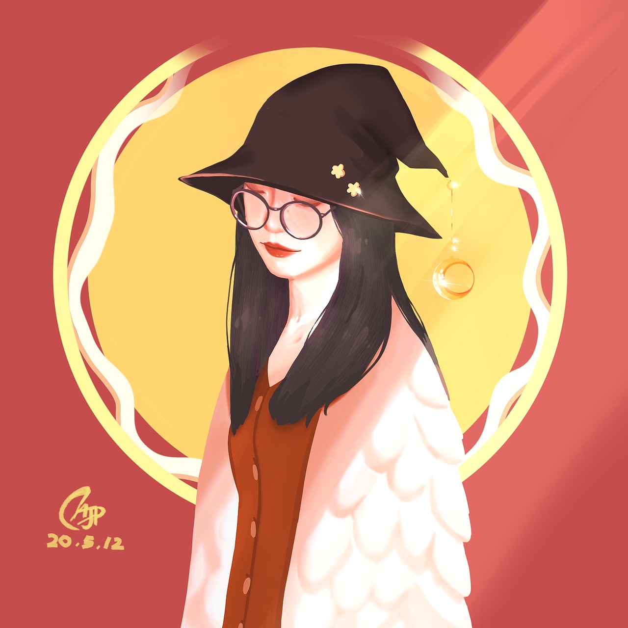 ［自画像］魔女（图ZMjA1ODk1MTgw） - 创作习作 - 站酷设计师MJPL原创素材 - 站酷ZCOOL