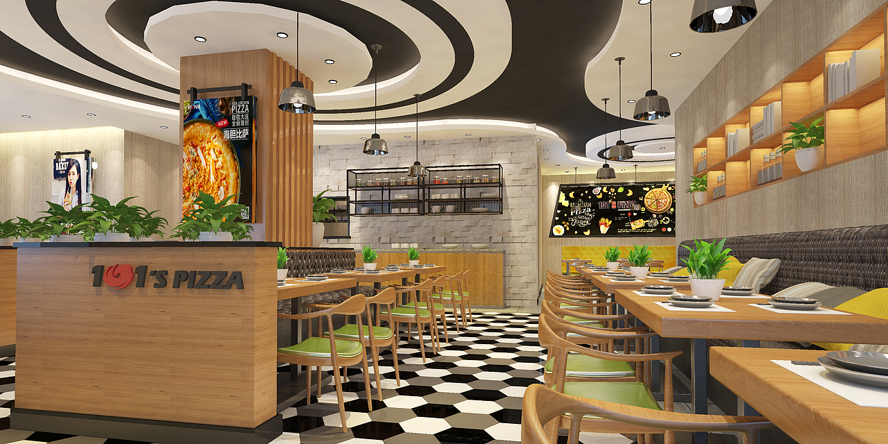 披萨店(比萨店)餐饮品牌设计升级