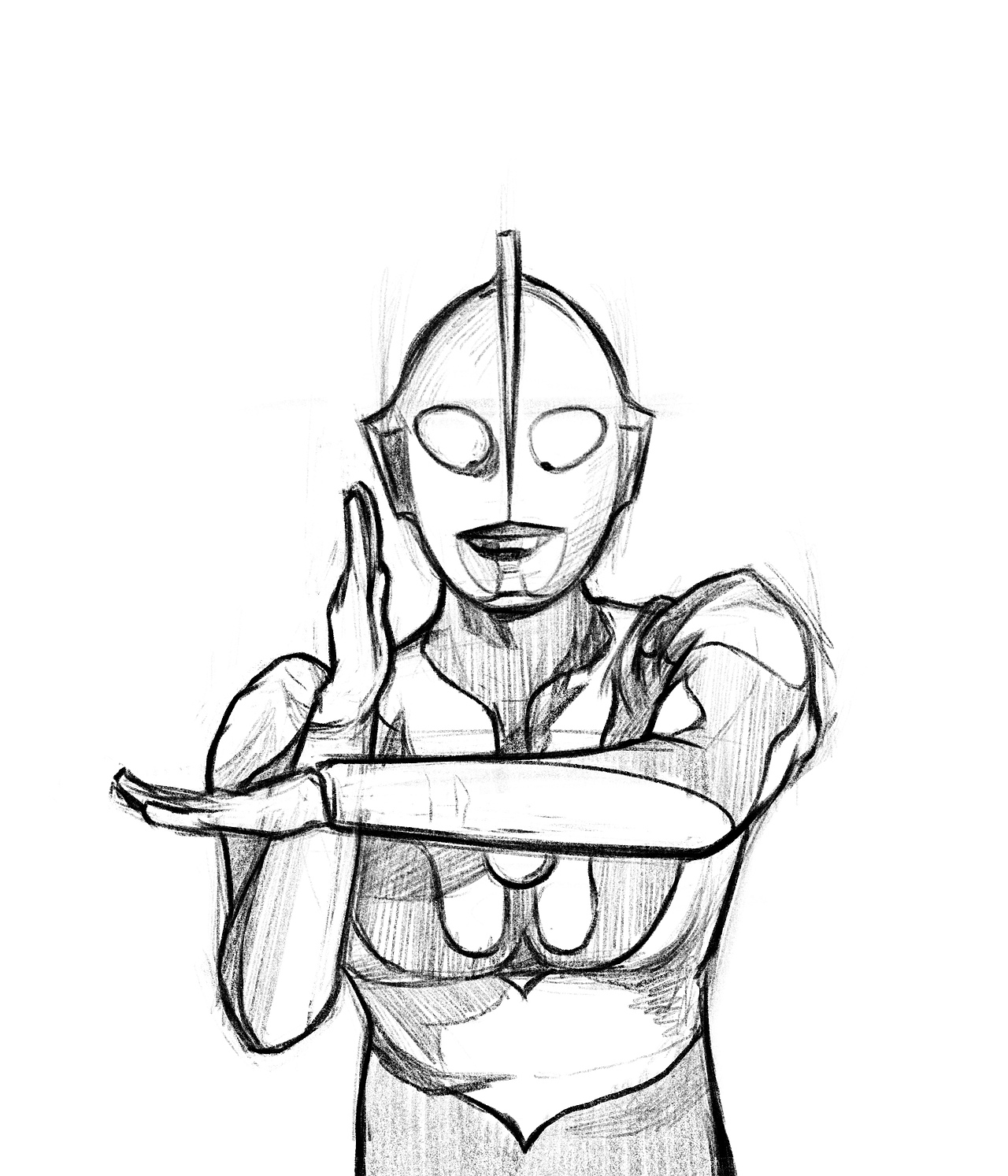 厚涂练习初代奥特曼