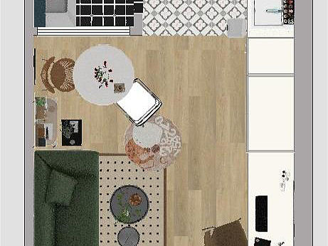 28m²公寓麻雀虽小五脏俱全（个人主页-ZNjIwNDM3MDA=） - 家装设计 - 站酷设计师独立设计师F原创素材 - 站酷ZCOOL