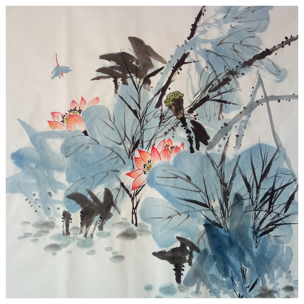 荷花集（图ZMjIzNzY4NDAw） - 绘画 - 站酷设计师国选书画原创素材 - 站酷ZCOOL