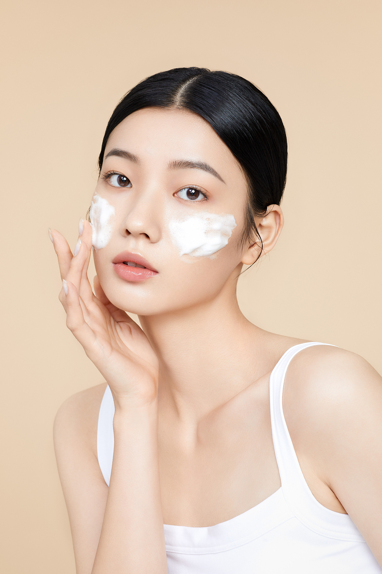 人像摄影lamring日本护肤品牌