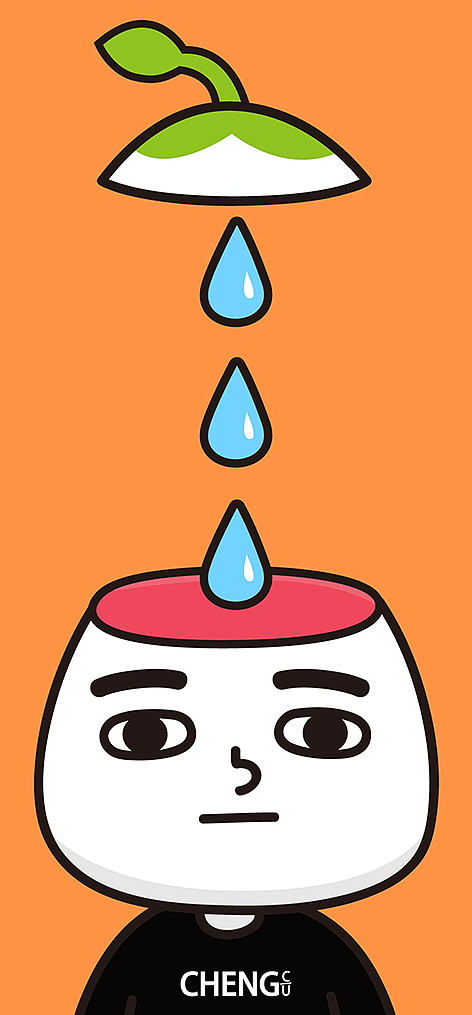 脑子是个好东西weeekbb（图ZNjAzOTUwOTI=） - 新锐潮流插画 - 站酷设计师CU_CHENG原创素材 - 站酷ZCOOL