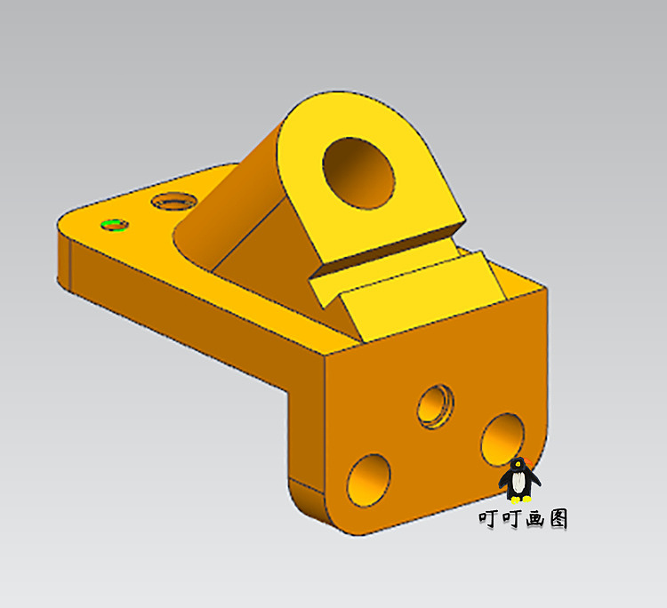 工业设计画图五金零件3d画图ug绘图产品设计