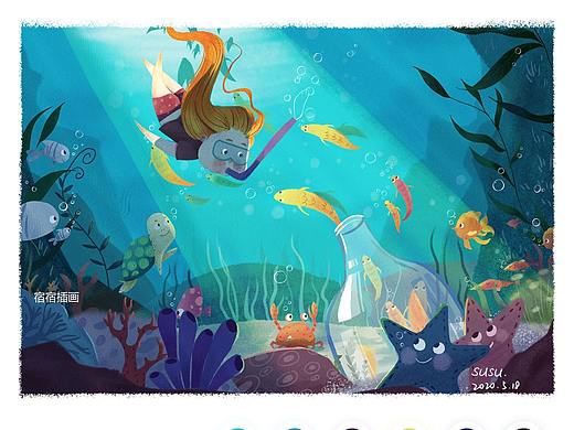 原创大场景-海底