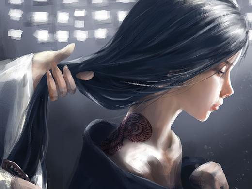 臨摹wlop（個(gè)人主頁(yè)-ZMzY1Mzk1ODA=） - 創(chuàng)作習(xí)作 - 站酷設(shè)計(jì)師bidibid原創(chuàng)素材 - 站酷ZCOOL