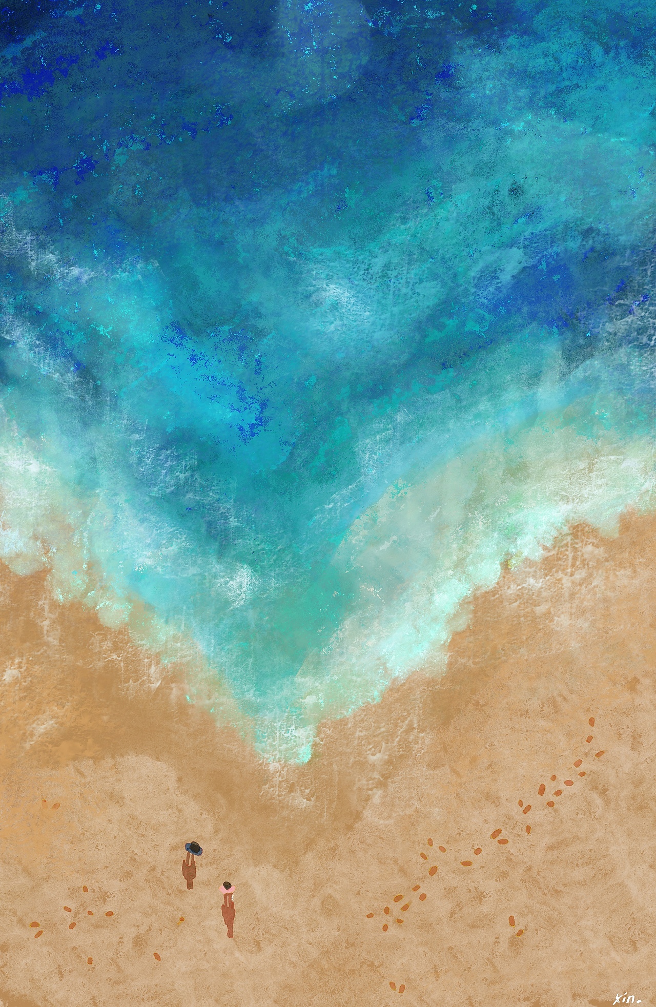 沙滩（图ZMjcyOTg2MTc2） - 商业插画 - 站酷设计师糖炒闭嘴原创素材 - 站酷ZCOOL