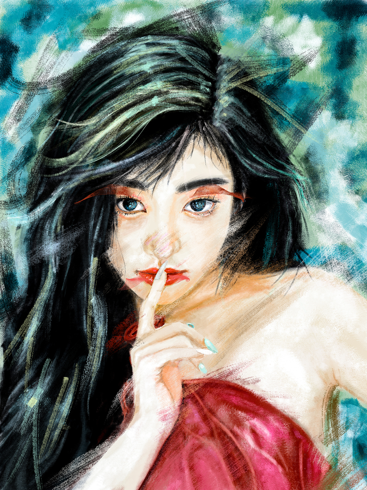 头像绘画  习作