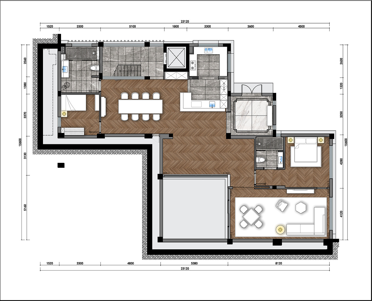 轻奢法式自建别墅（图ZMjMxNDI2NDIw） - 家装设计 - 站酷设计师杭州立亚设计原创素材 - 站酷ZCOOL