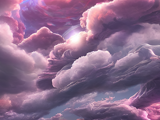 #AI创作实验室#天空螺旋云，