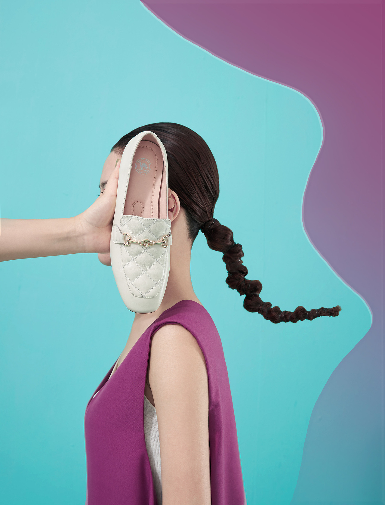 女鞋创意图拍摄