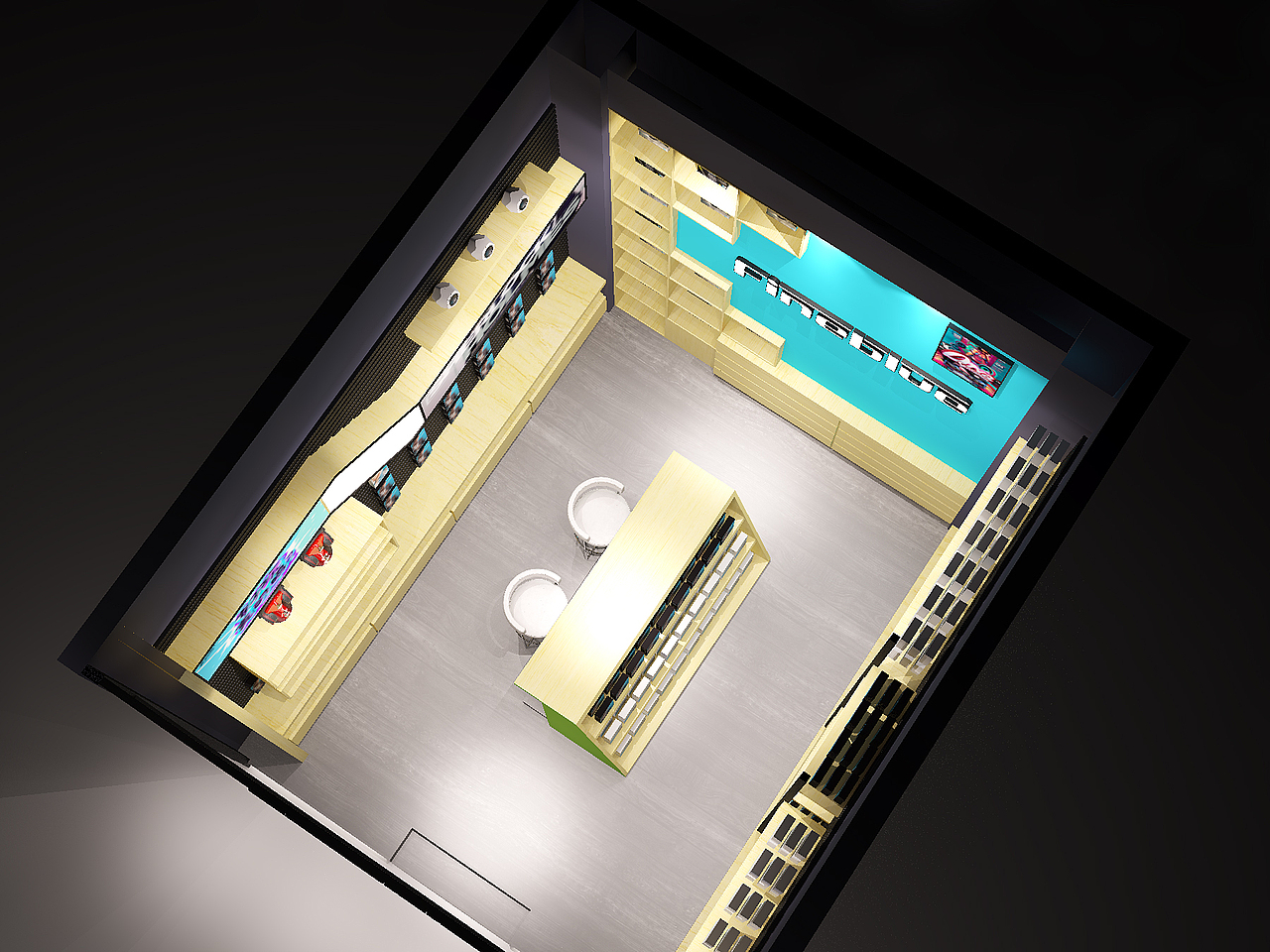 数码形象店设计