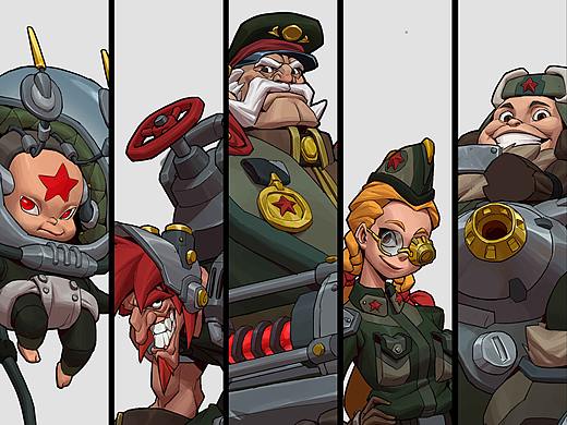 Soviet squad 角色练习