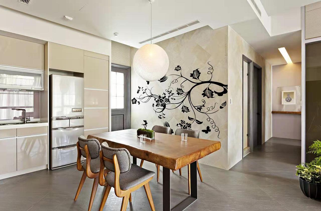 太原墙绘壁画涂鸦电视墙画装修设计壁画涂鸦墙画