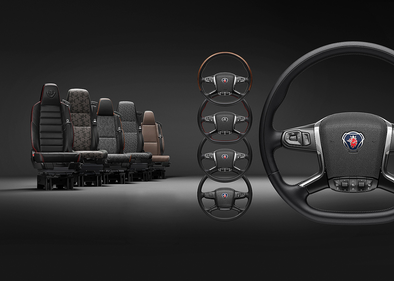 汽车座椅方向盘外观设计