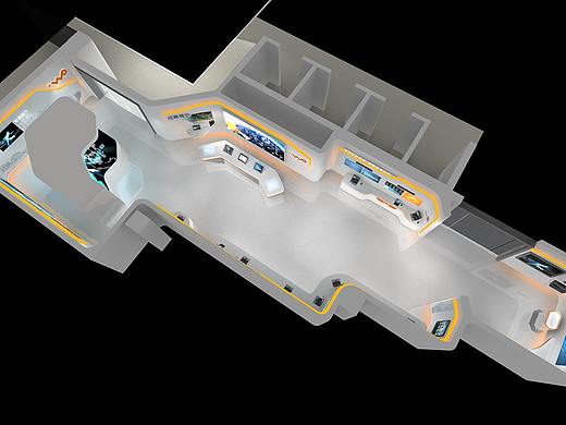 联通展厅展馆3D效果图