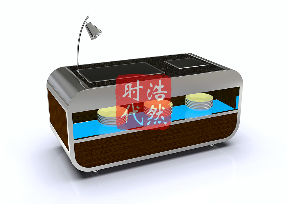 宴会厅餐厅折叠布菲台自助餐台效果图及图片