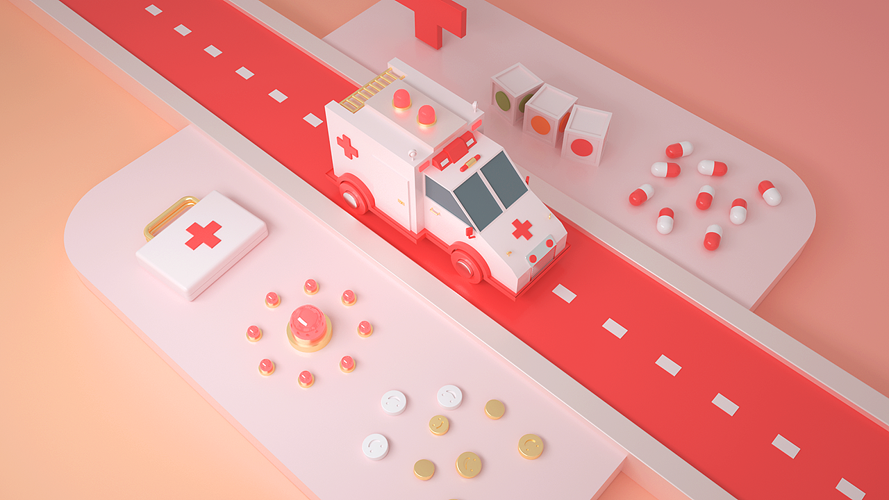 《C4D图形动画》-2019年6月练习