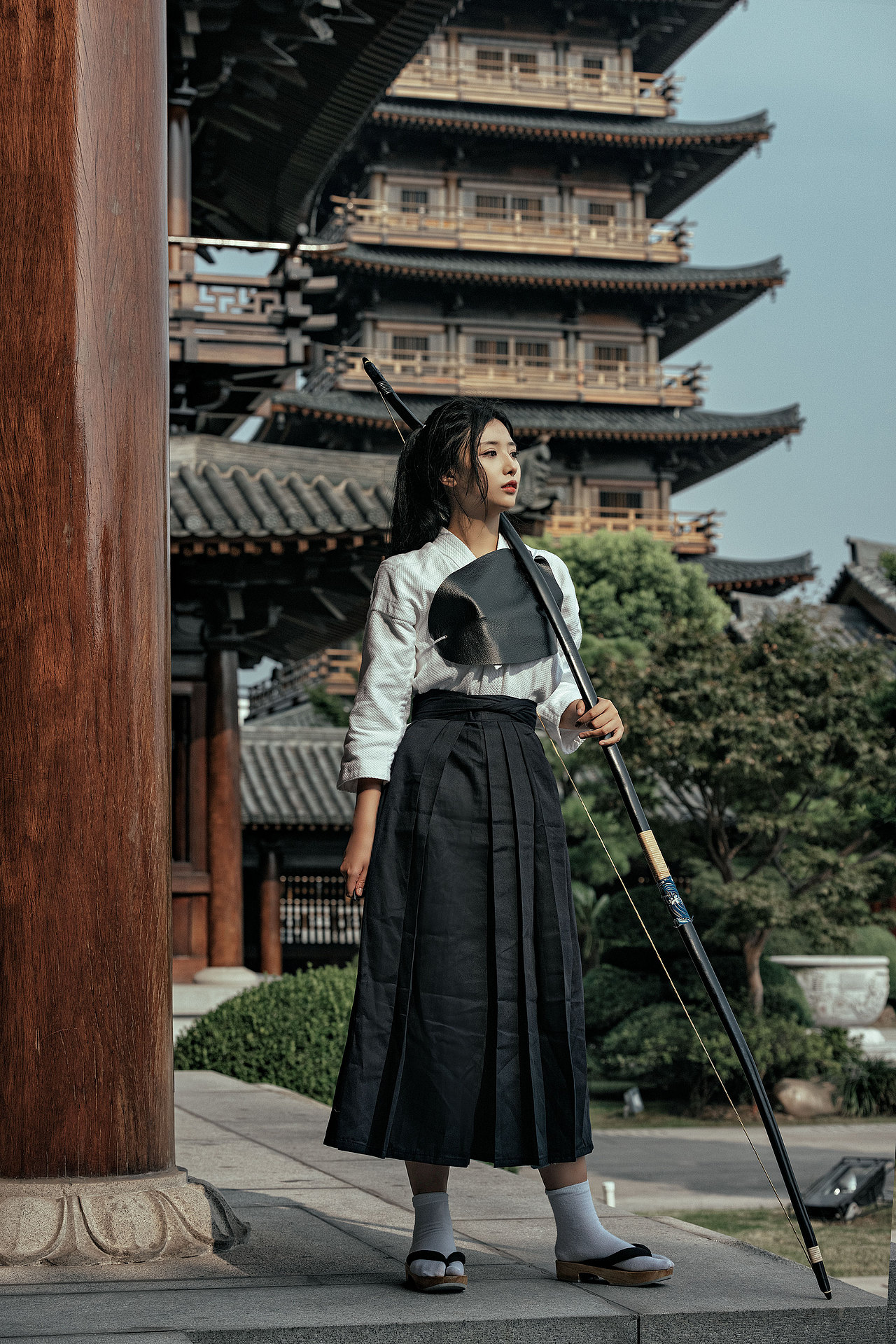 宝山寺拍弓道写真（图ZMjc2MzIxODQw） - 人像摄影 - 站酷设计师CI_Chain原创素材 - 站酷ZCOOL