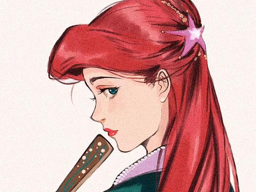 一组阿莘迪士尼公主头像（个人主页-ZNDk1NDQwOTY=） - 其他 - 站酷设计师小氷原创素材 - 站酷ZCOOL