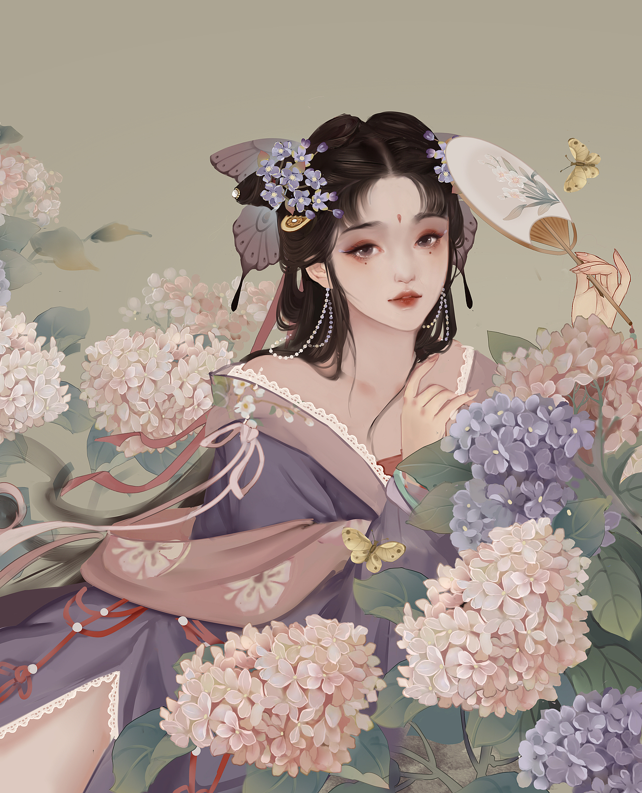 蝶影（图ZMjYzNDQ0Mzg0） - 艺术插画 - 站酷设计师不二意先生原创素材 - 站酷ZCOOL