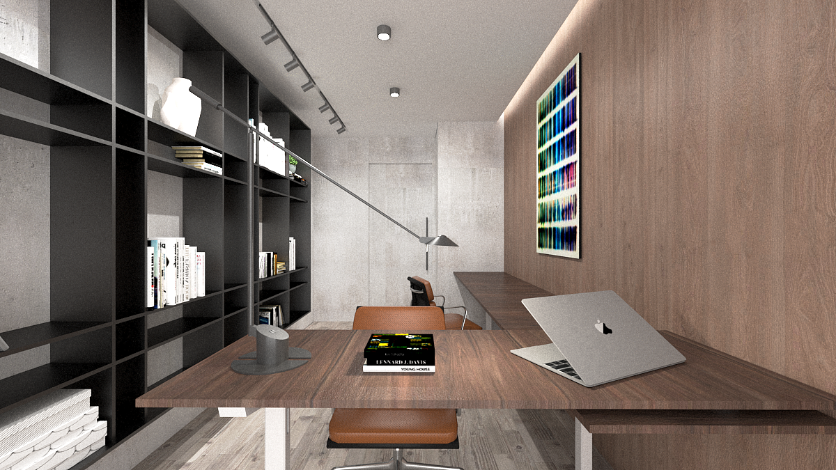 室内 | RJSJ STUDIO 书房方案/家居/现代