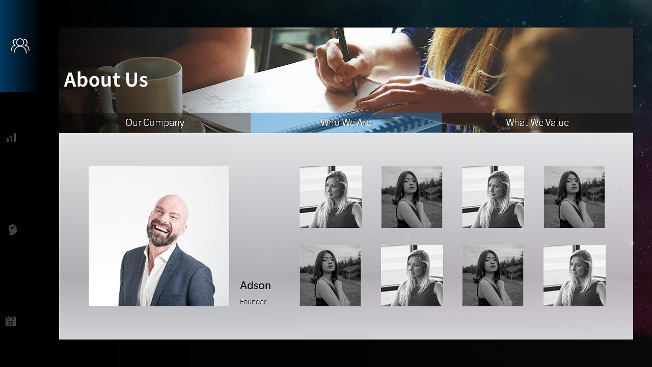 PPT模板Windows风格提案广告商务UI欧美英文模版