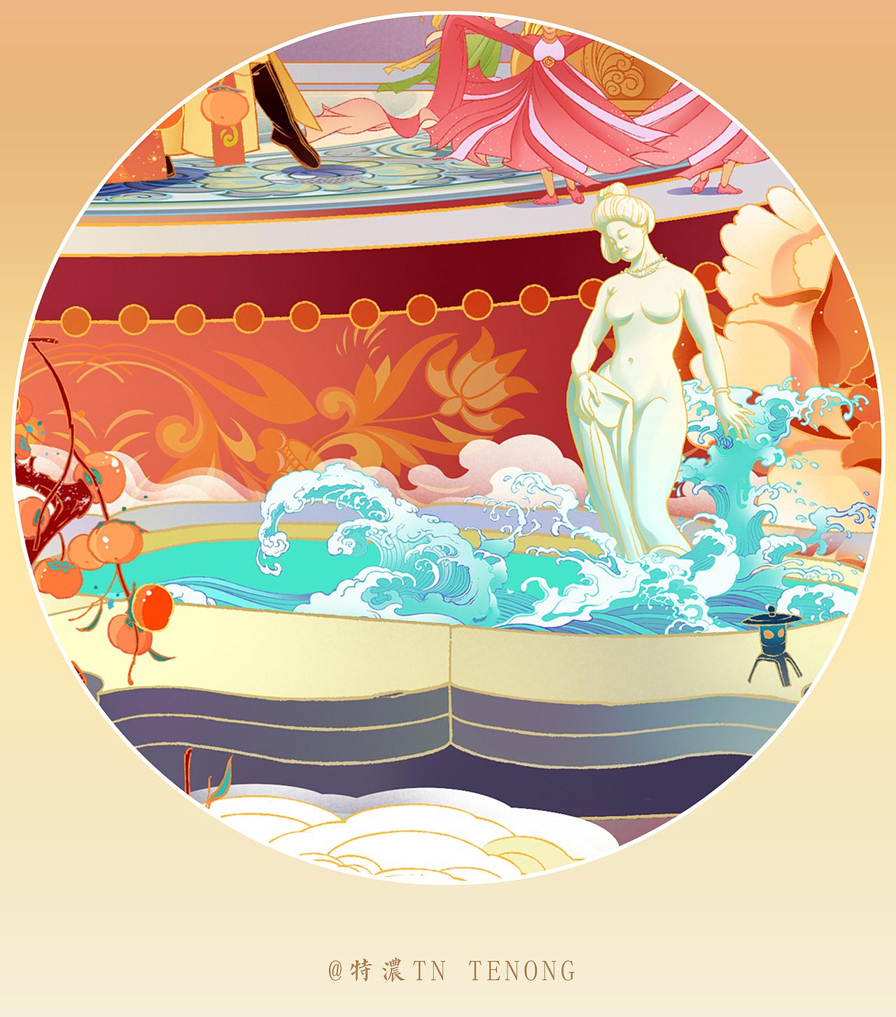 陕旅集团【锦绣陕旅】贺岁长卷(陕西)(图ZMjM3NzE2Mjk2) - 商业插画 - 站酷设计师特浓TN原创素材 - 站酷ZCOOL