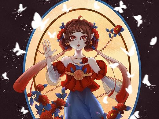 山茶花（个人主页-ZNTg4ODA5OTY=） - 创作习作 - 站酷设计师超黑猫警长原创素材 - 站酷ZCOOL