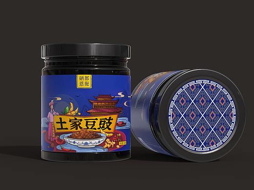 硒都恩施土家豆豉包装设计