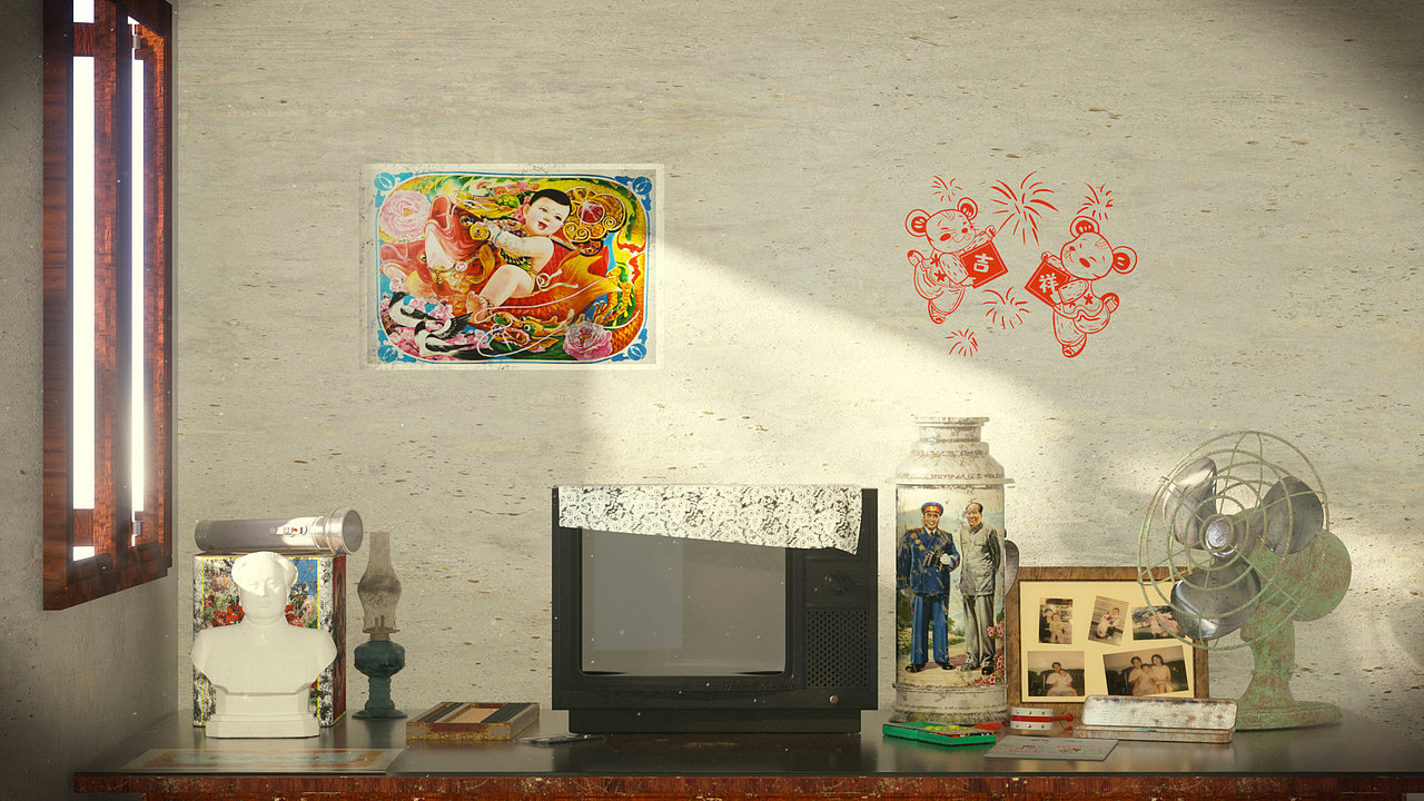 这个除了毛爷爷也基本都是自己建模和SP画贴图