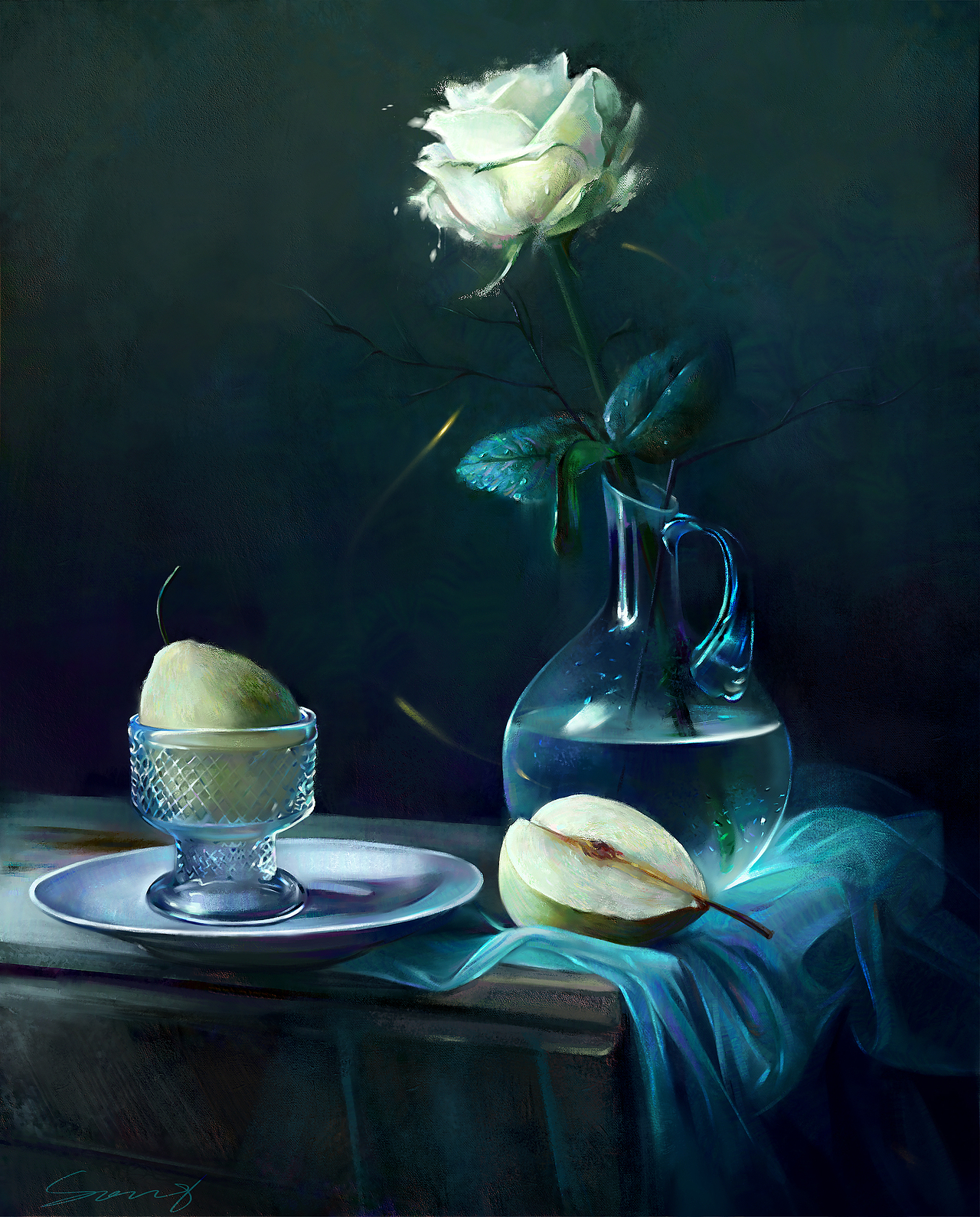 静（图ZMjUzNjAzMTE2） - 绘画 - 站酷设计师松风吟原创素材 - 站酷ZCOOL