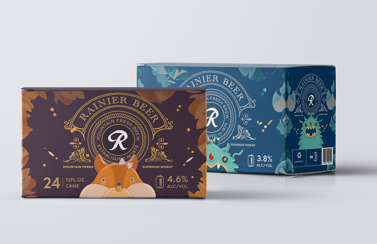 Rainier Beer / 包装设计