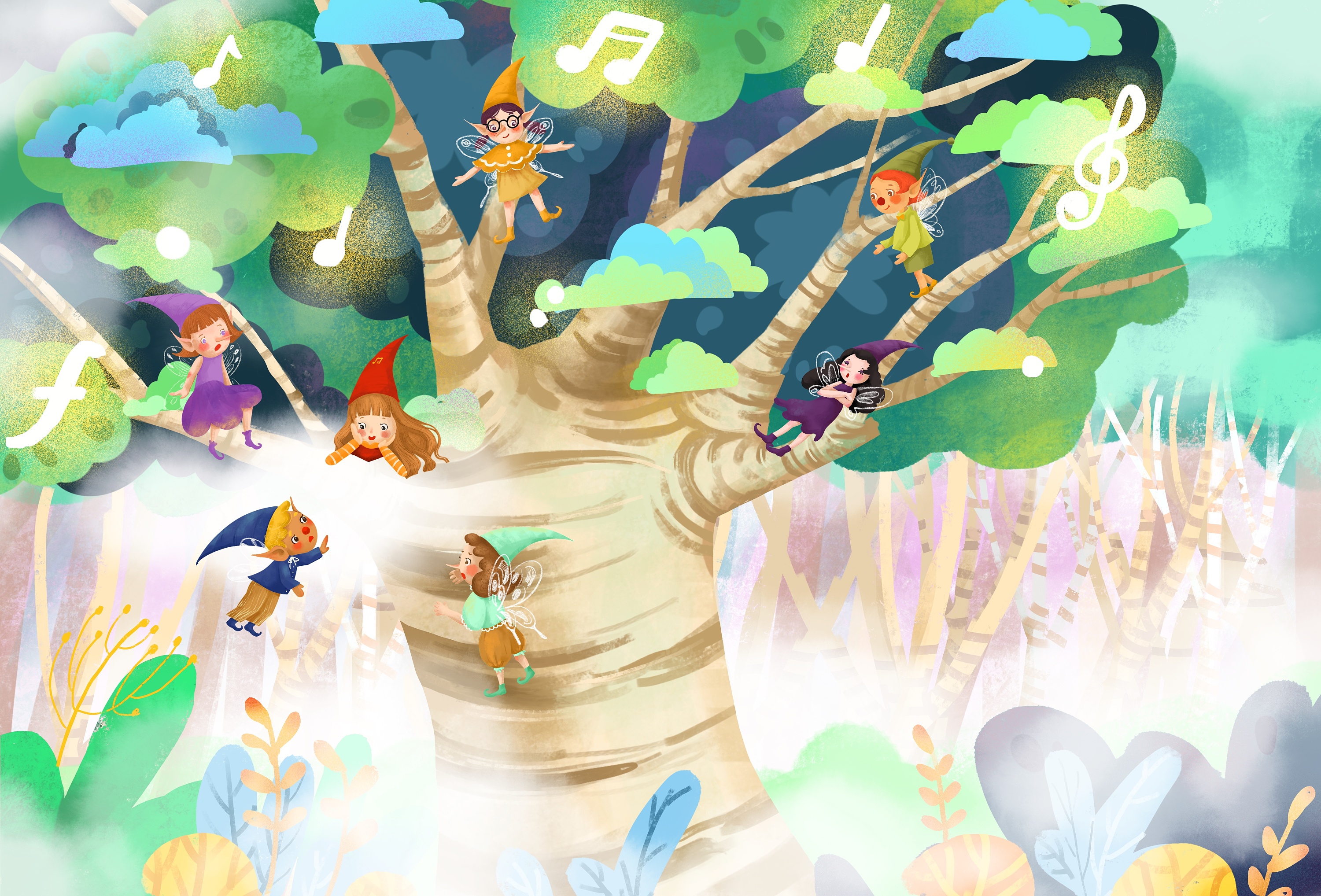 儿童绘本 小小音乐家系列|插画|绘本|插画师鳕鱼 - 原创作品 - 站酷