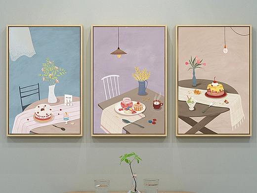 简约餐厅装饰画
