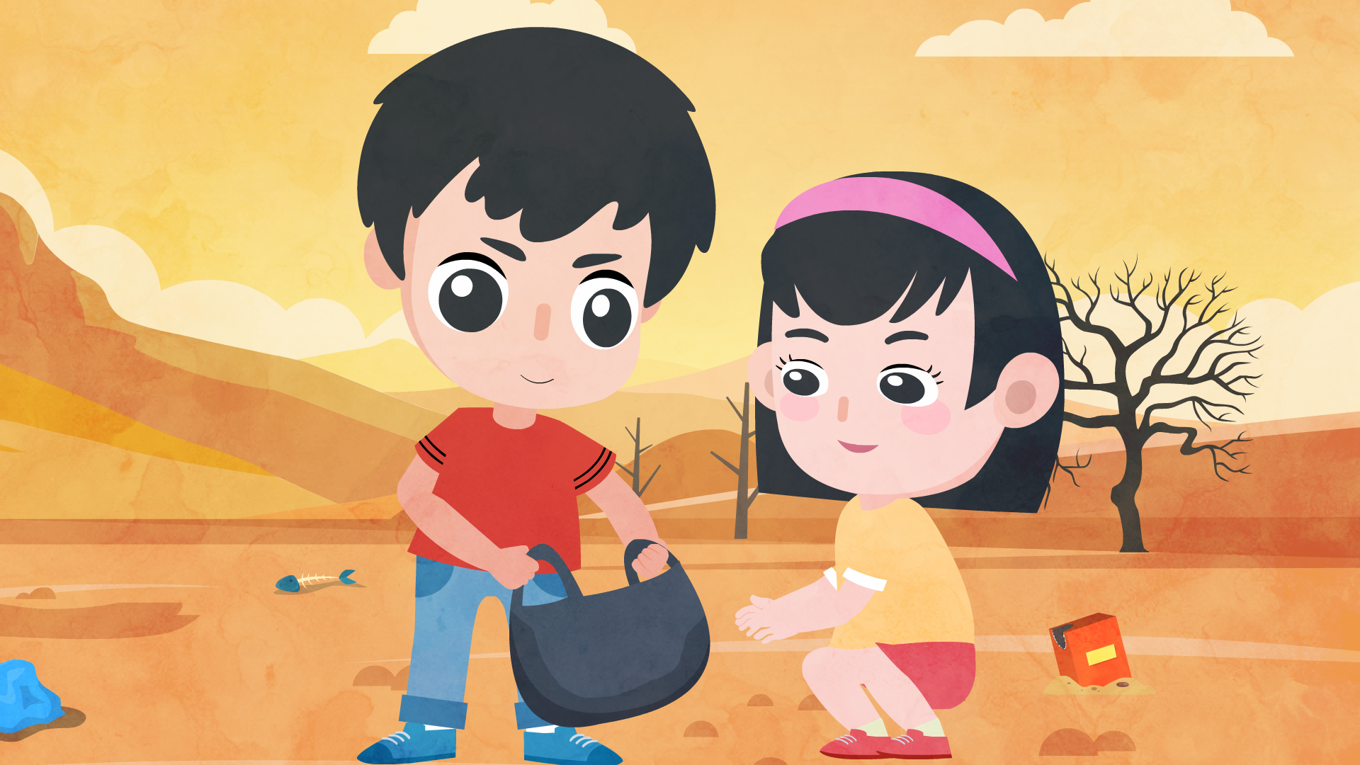 爱护环境|动漫|动画片|z79116358 - 原创作品 - 站酷 (zcool)