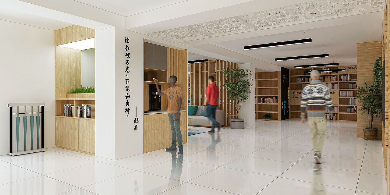 社区图书馆（图ZMjg4MTc4MzAw） - 其他空间 - 站酷设计师金城镇待业青年原创素材 - 站酷ZCOOL