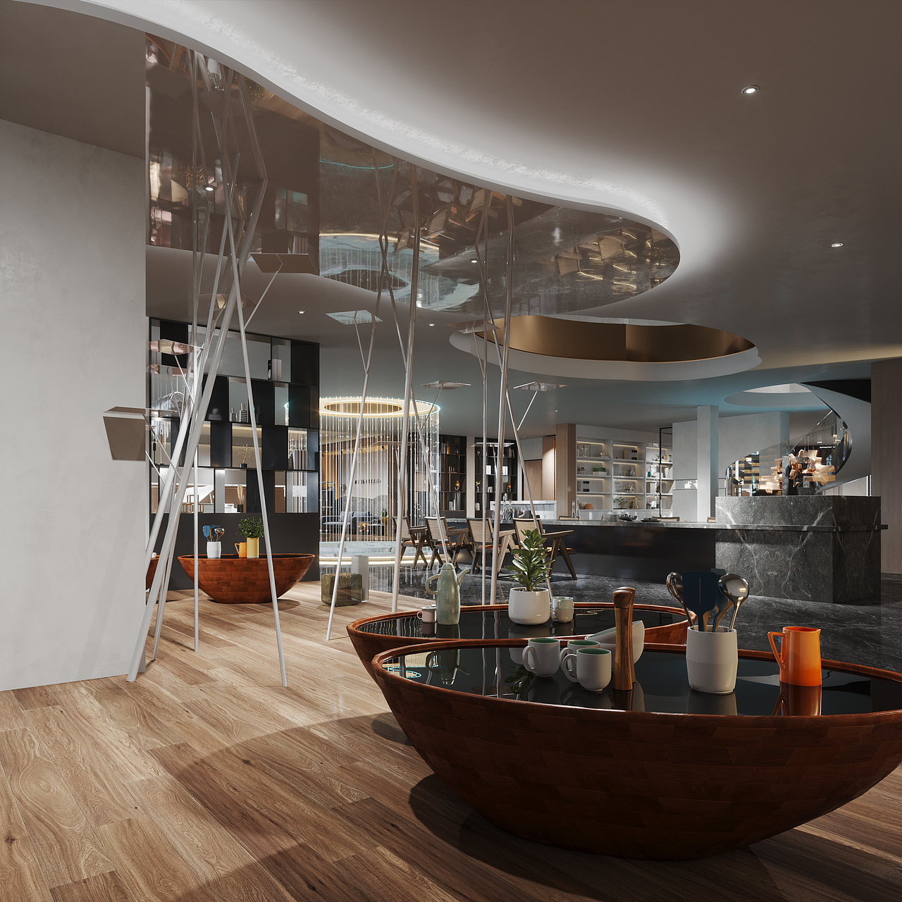 现代—新中—轻奢—禅意（图ZMjA4NDM2OTE2） - 家装设计 - 站酷设计师澜光雷哥原创素材 - 站酷ZCOOL