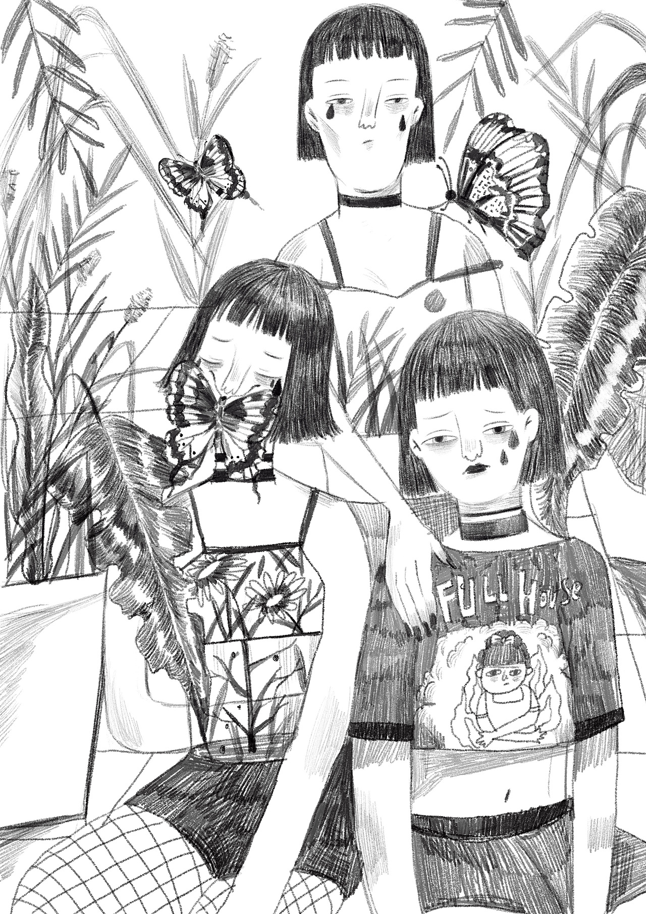 sad girl（图ZNjgxOTgwMzY=） - 艺术插画 - 站酷设计师MIKOOTOM原创素材 - 站酷ZCOOL