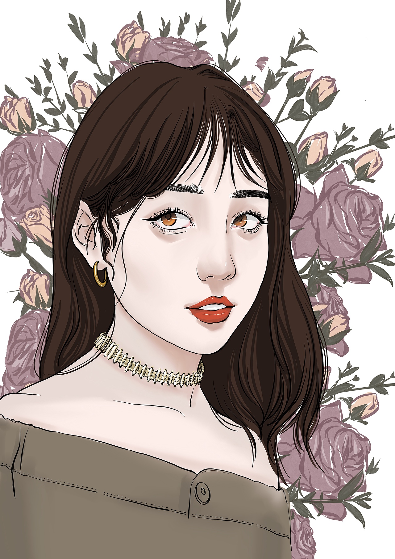 简单头像画（图ZMTQyODY5MTEy） - 创作习作 - 站酷设计师樊叉叉原创素材 - 站酷ZCOOL