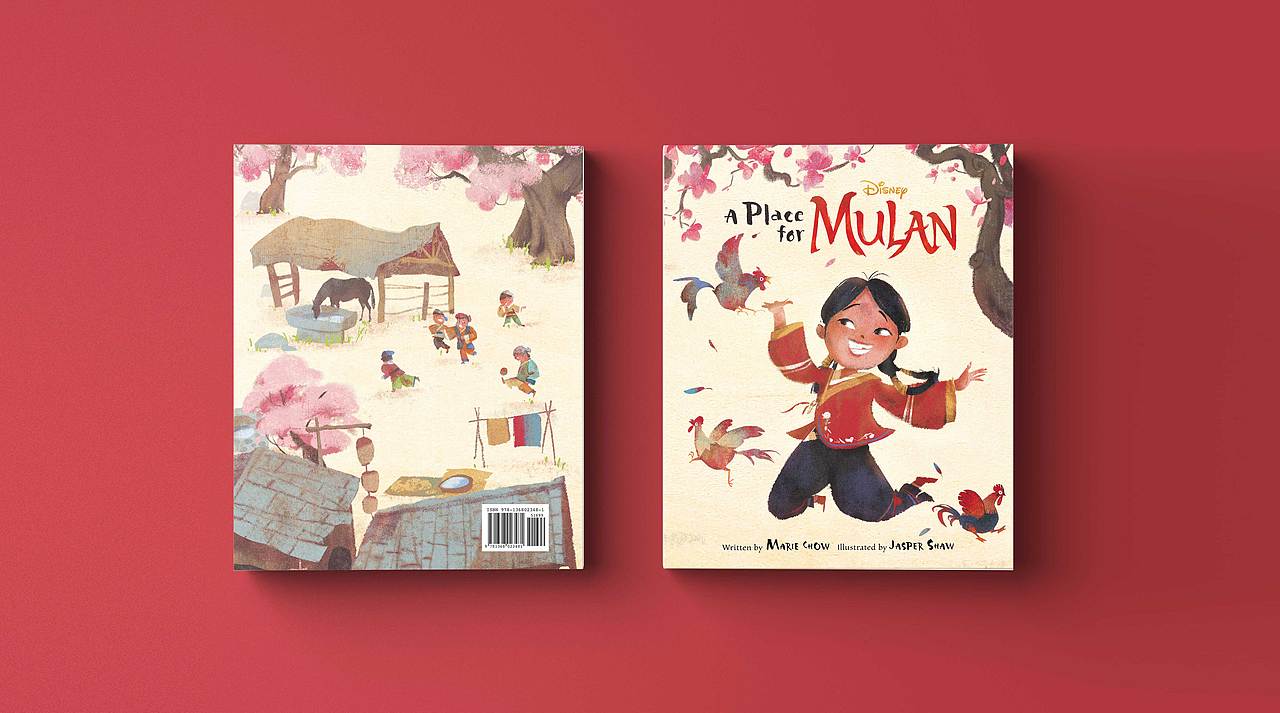 迪士尼花木兰《A Place For Mulan》绘本（图ZMjI0NDMyMjA0） - 绘本 - 站酷设计师肖楚杰Jasper原创素材 - 站酷ZCOOL