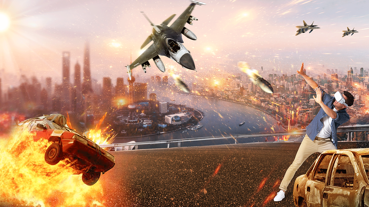 VR 身临其境 战争时代（图ZMTg0MTA4Njg0） - 海报 - 站酷设计师小小的立子原创素材 - 站酷ZCOOL