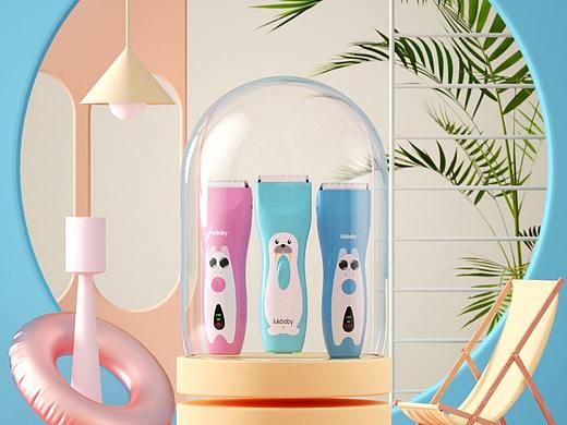 Lukbaby | 儿童理发器三维视频动画