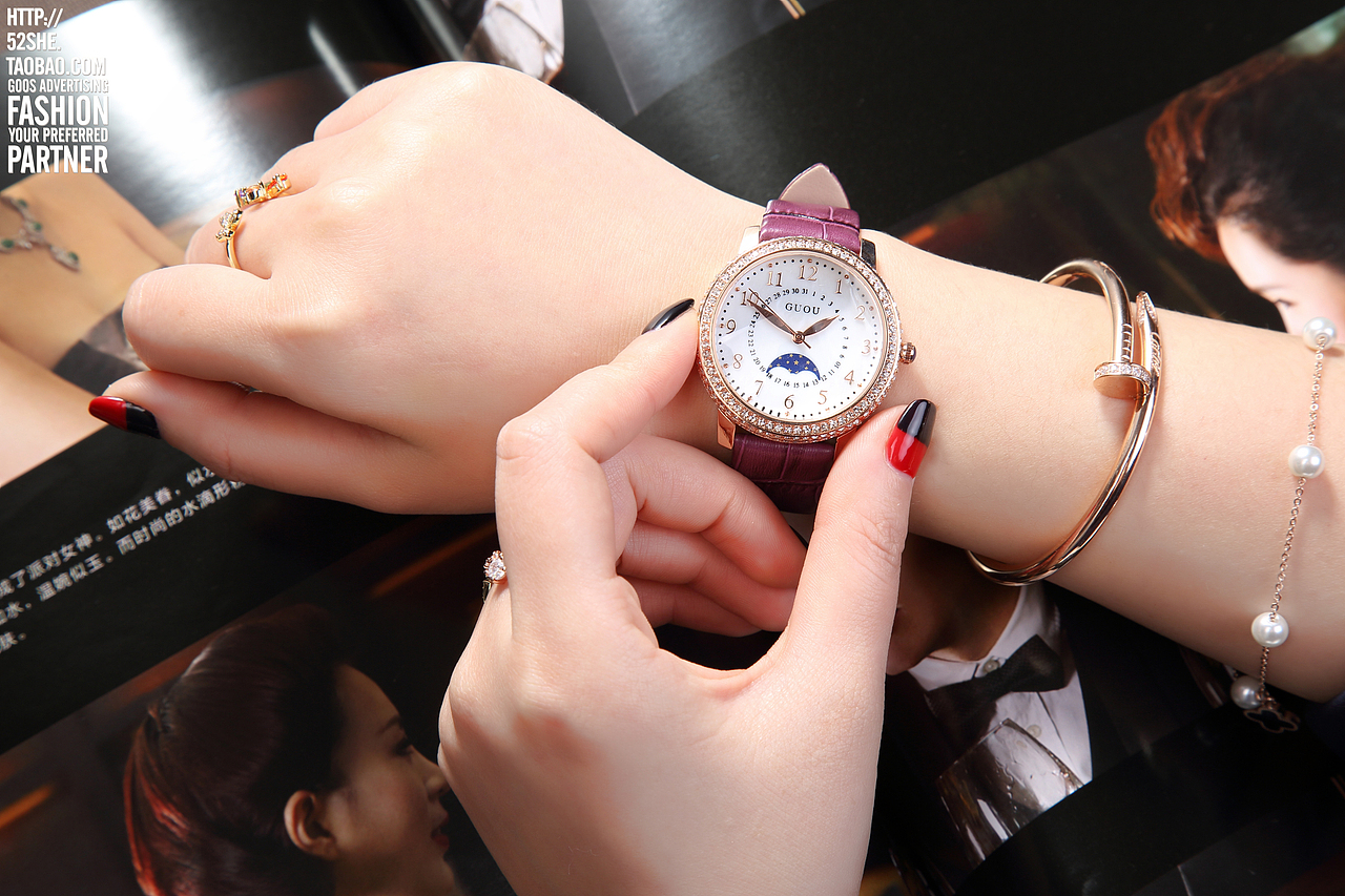 手表上手图模特摄影 专注手表拍摄 模特实拍场景摄影